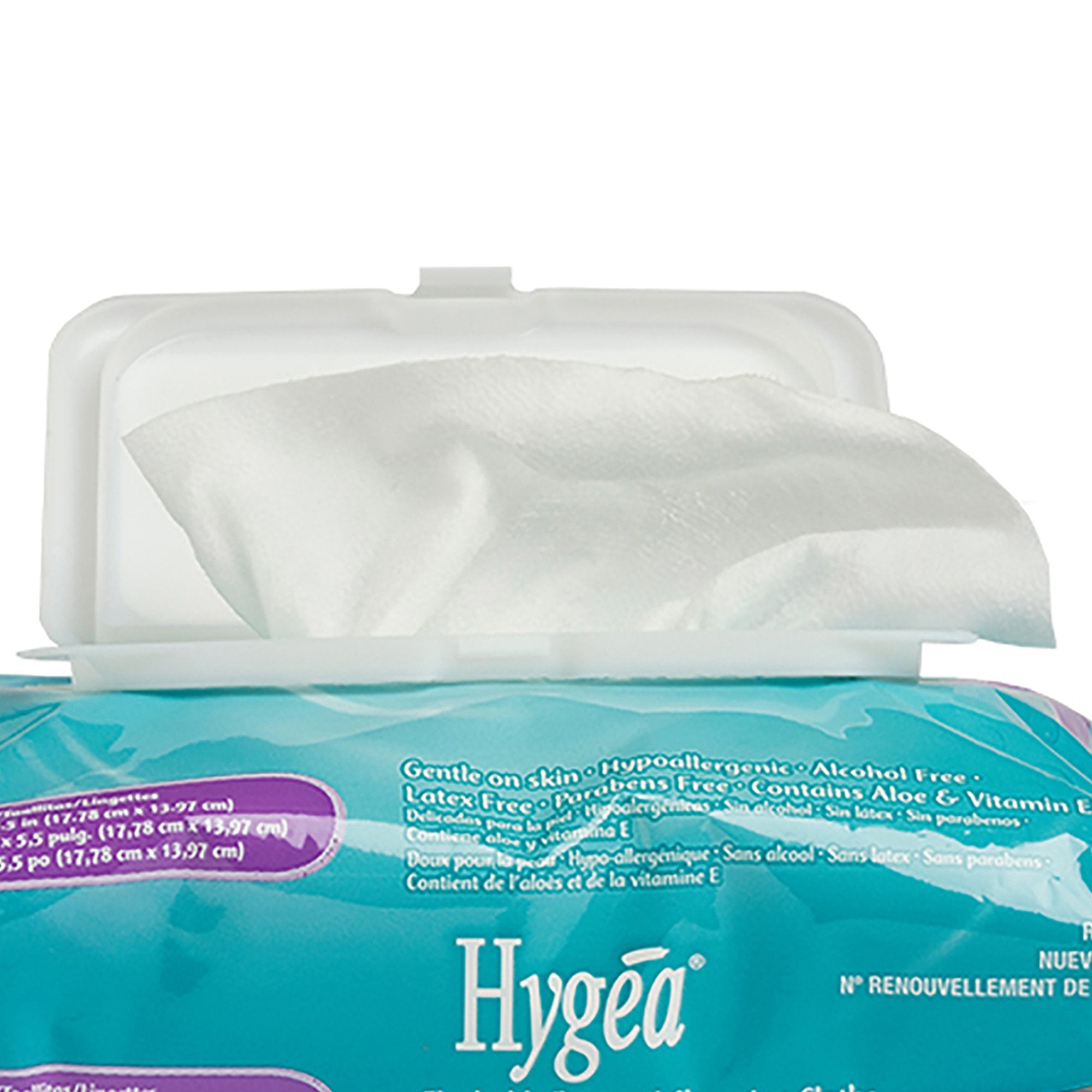 Hygea® Floral Scent Cleansing Cloths - Gentle & Flushable Wipes (576 Units)